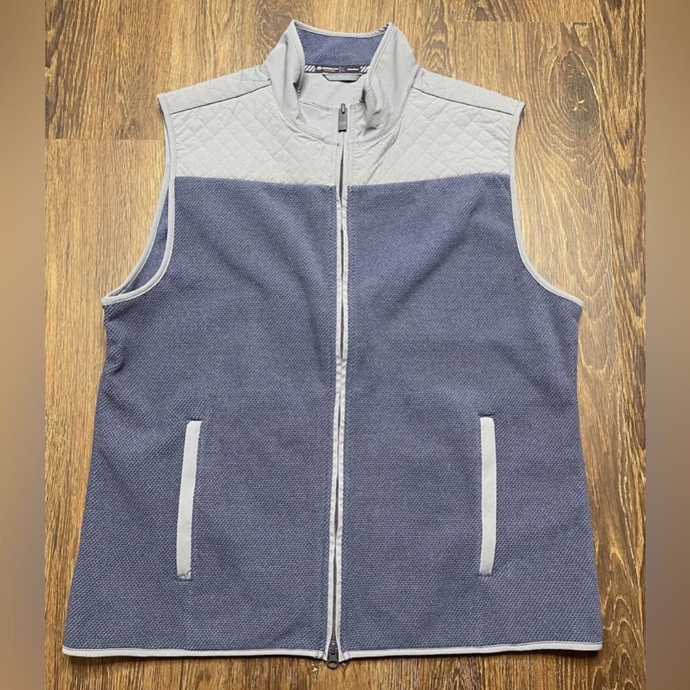 Southern Tide Vest Mens Large Tide To Trail Outdoors Hiking Full Zip